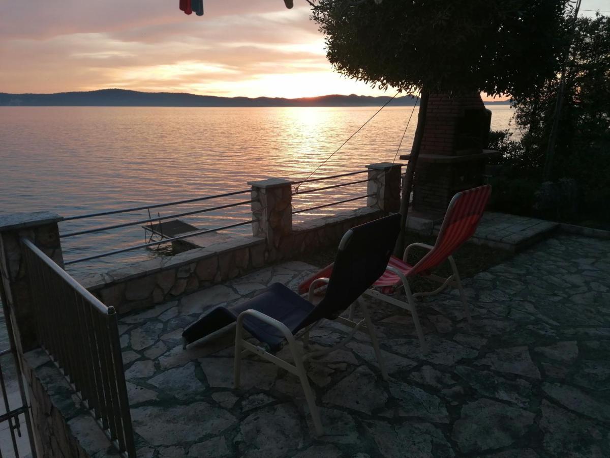House First Row By The Sea Villa Bibinje Exteriör bild